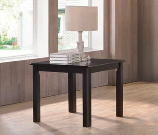 Mesa Lateral / Mesa De Centro Madera 60x60x55 Café Espresso